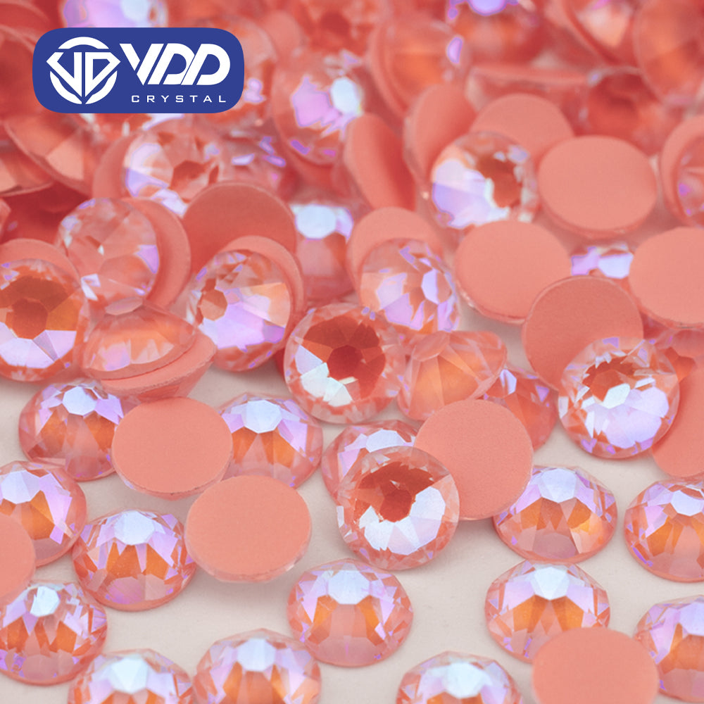 VDD 363 NOS-Coral SS16-SS30 High Quality AAAAA 2088 8 Big 8 Small Rhinestone Flatback Glitter Stone Crafts Nail Art Accessories