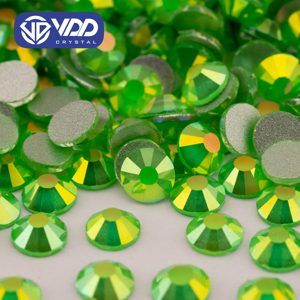 VDD 482 Gleam-Green Non-hotfix Rhinestones High Quality Glass Crystal Flatback Strass Stones YZ-482