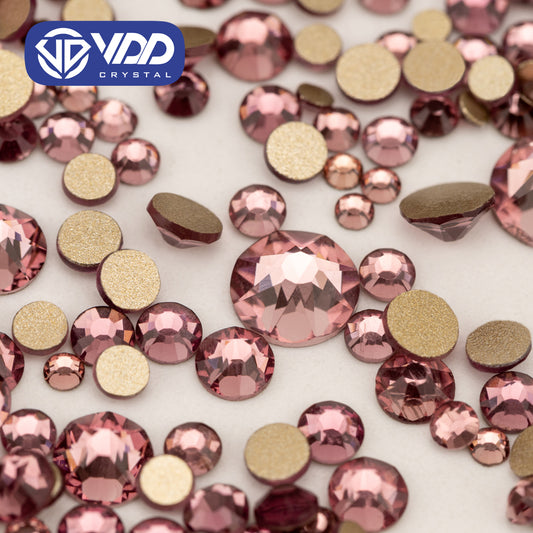 VDD 032 Lt.Amethyst Wholesale Mix Size SS6-SS30 High Quality Glass 2088 Rhinestones Crystal Gold Flatback Strass Stones Nail Art DIY Decorations