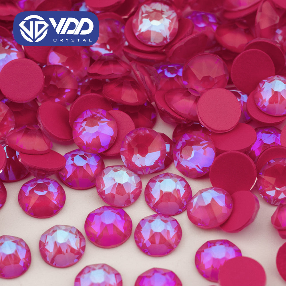 VDD 367 NOS-Magenta SS16-SS30 High Quality AAAAA 2088 8 Big 8 Small Rhinestone Flatback Glitter Stone Crafts Nail Art Accessories