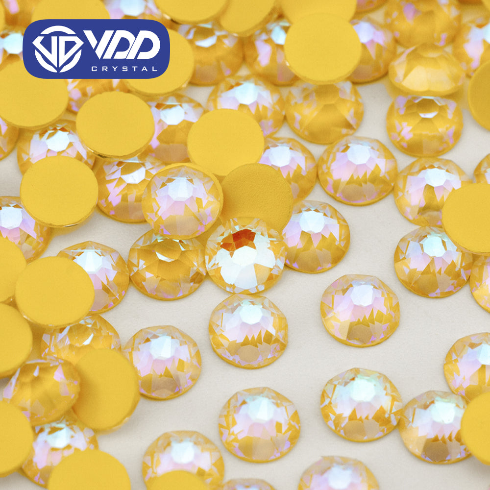 VDD 360 NOS-Topaz  SS16-SS30 High Quality AAAAA 2088 8 Big 8 Small Rhinestone Flatback Glitter Stone Crafts Nail Art Accessories