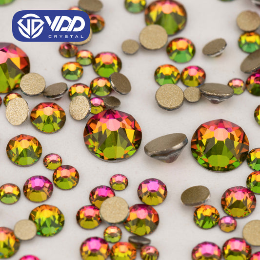 VDD 039 Vitrail Medium Wholesale Mix Size SS6-SS30 High Quality Glass 2088 Rhinestones Crystal Gold Flatback Strass Stones Nail Art DIY Decorations