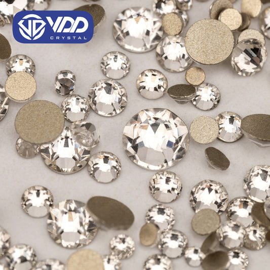 VDD 001 Crystal Wholesale Mix Size SS6-SS30 High Quality Glass 2088 Rhinestones Crystal Gold Flatback Strass Stones Nail Art DIY Decorations