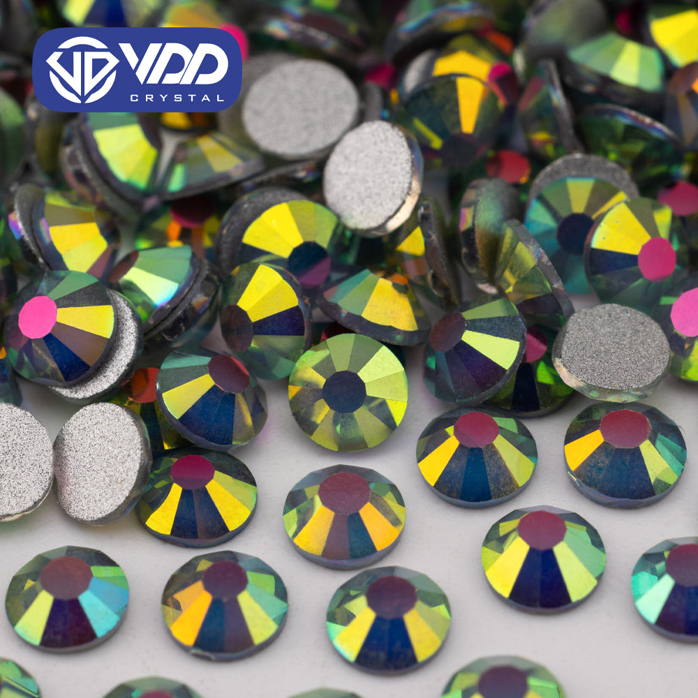 VDD 480 Gleam-Grey SS4-SS30 High Quality Glass Rhinestones Crystal Flatback Strass Bright Stones For DIY Nail Art Accessories