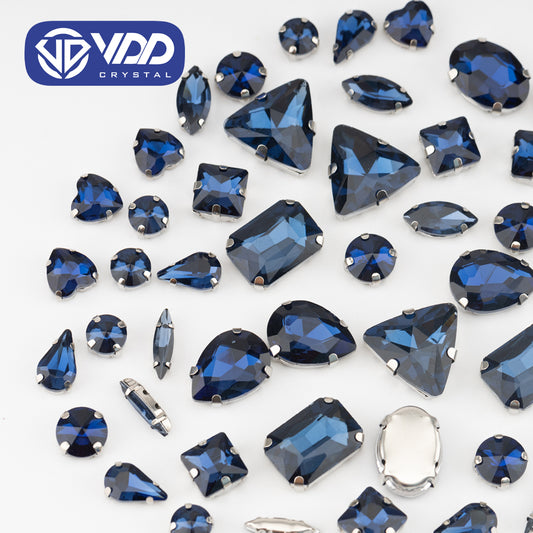 VDD Montana Multi Shape Mix Size Glass Sew on Rhinestones Crystal Flatback Stones For DIY Shoes Accessories