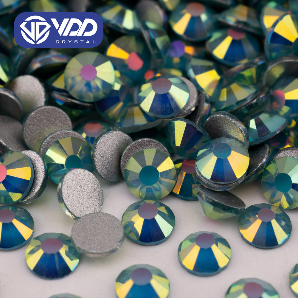 VDD 484 Gleam-Ocean SS4-SS30 High Quality Glass Rhinestones Crystal Flatback Strass Bright Stones For DIY Nail Art Accessories