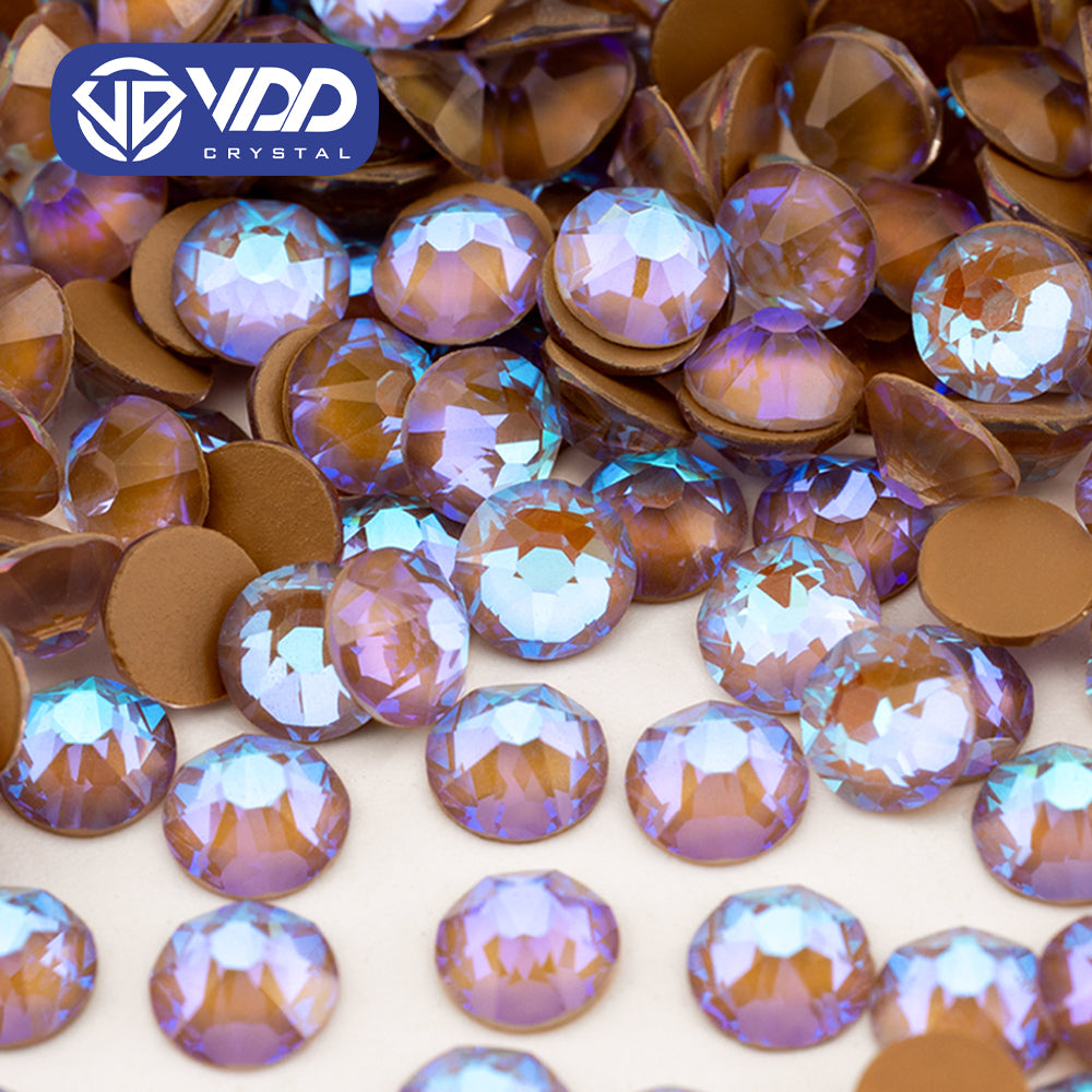 VDD 368 NOS-Taupe  SS16-SS30 High Quality AAAAA 2088 8 Big 8 Small Rhinestone Flatback Glitter Stone Crafts Nail Art Accessories